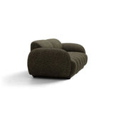 Treviso 3-Sitzer Sofa aus Bouclé in Amazonasgrün (Miles Forest), 196x88 cm von Ferrani Interiors – Bild 4