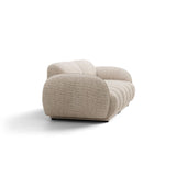 Treviso 3-Sitzer Sofa aus Bouclé in Beige meliert (Miles Sand), 196x88 cm von Ferrani Interiors – Bild 4