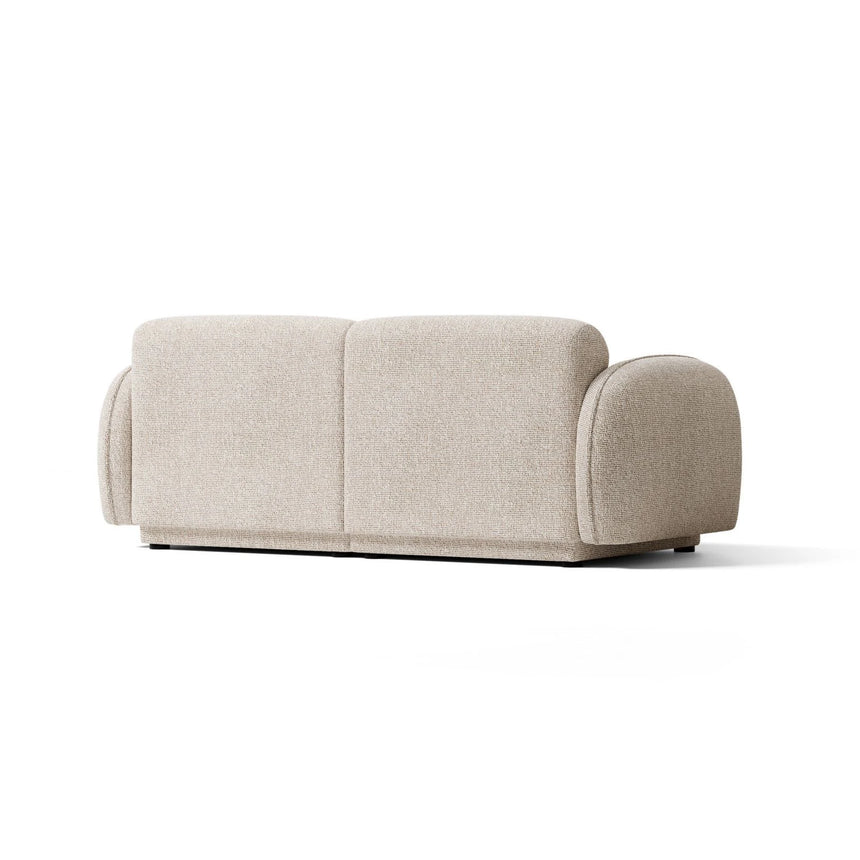Treviso 3-Sitzer Sofa aus Bouclé in Beige meliert (Miles Sand), 196x88 cm von Ferrani Interiors – Bild 5