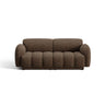 Treviso 3-Sitzer Sofa aus Bouclé in Braun (Miles Chocolate), 196x88 cm von Ferrani Interiors – Bild 1