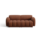 Treviso 3-Sitzer Sofa aus Bouclé in Terrakotta (Miles Rust), 196x88 cm von Ferrani Interiors – Bild 1