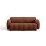 Treviso 3-Sitzer Sofa aus Bouclé in Terrakotta (Miles Rust), 196x88 cm von Ferrani Interiors – Bild 1