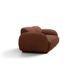 Treviso 3-Sitzer Sofa aus Bouclé in Terrakotta (Miles Rust), 196x88 cm von Ferrani Interiors – Bild 4