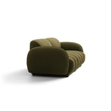 Treviso 3-Sitzer Sofa aus Samt in Hellgrün (Casino Forest), 196x88 cm von Ferrani Interiors – Bild 4
