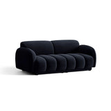 Treviso 3-Sitzer Sofa aus Samt in Königsblau (Casino Deep Blue), 196x88 cm von Ferrani Interiors – Bild 3