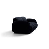 Treviso 3-Sitzer Sofa aus Samt in Königsblau (Casino Deep Blue), 196x88 cm von Ferrani Interiors – Bild 4