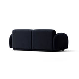 Treviso 3-Sitzer Sofa aus Samt in Königsblau (Casino Deep Blue), 196x88 cm von Ferrani Interiors – Bild 5