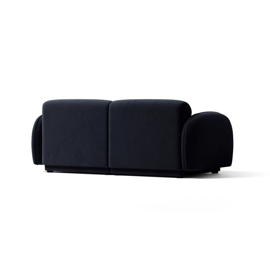 Treviso 3-Sitzer Sofa aus Samt in Königsblau (Casino Deep Blue), 196x88 cm von Ferrani Interiors – Bild 5