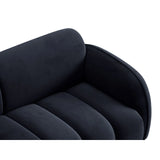 Treviso 3-Sitzer Sofa aus Samt in Königsblau (Casino Deep Blue), 196x88 cm von Ferrani Interiors – Bild 7