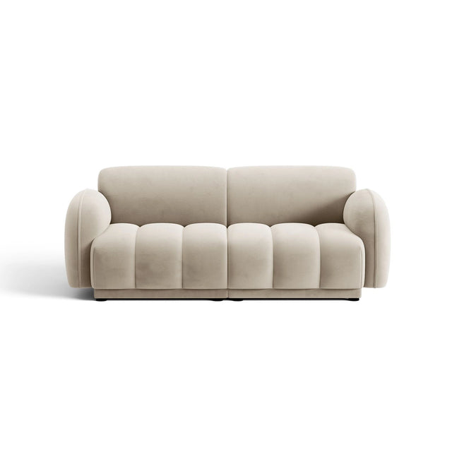 Treviso 3-Sitzer Sofa aus Samt oder Boucle, 196x88 cm von Ferrani Interiors – Bild 1