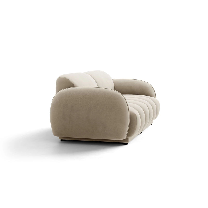 Treviso 3-Sitzer Sofa aus Samt oder Boucle, 196x88 cm von Ferrani Interiors – Bild 4