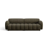 Treviso 4-Sitzer Sofa aus Bouclé in Amazonasgrün (Miles Forest), 244x88 cm von Ferrani Interiors – Bild 1