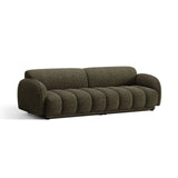 Treviso 4-Sitzer Sofa aus Bouclé in Amazonasgrün (Miles Forest), 244x88 cm von Ferrani Interiors – Bild 3