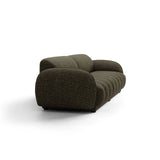 Treviso 4-Sitzer Sofa aus Bouclé in Amazonasgrün (Miles Forest), 244x88 cm von Ferrani Interiors – Bild 4