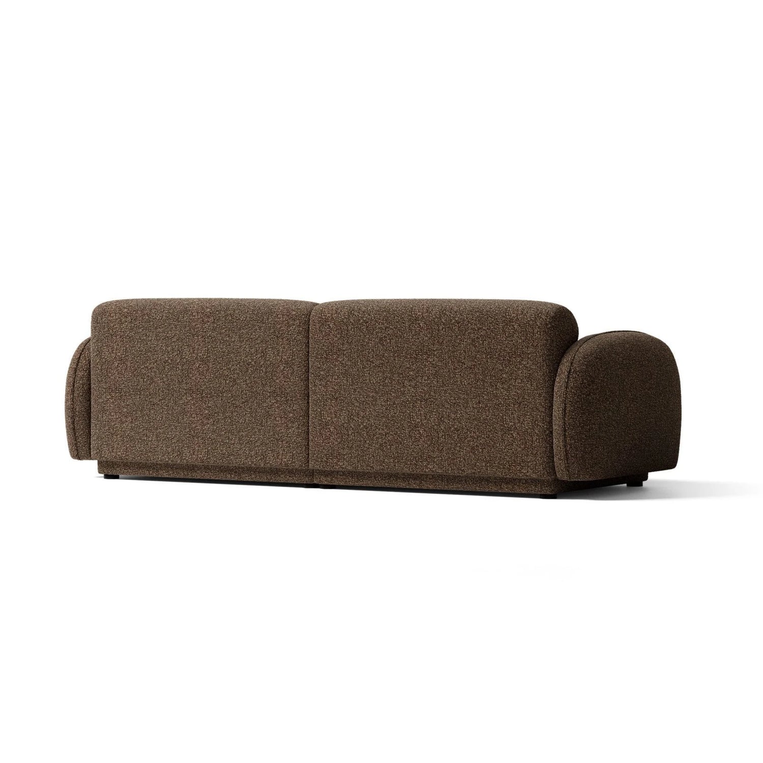 Treviso 4-Sitzer Sofa aus Bouclé in Braun (Miles Chocolate), 244x88 cm von Ferrani Interiors – Bild 5