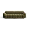 Treviso 4-Sitzer Sofa aus Samt in Hellgrün (Casino Forest), 244x88 cm von Ferrani Interiors – Bild 1