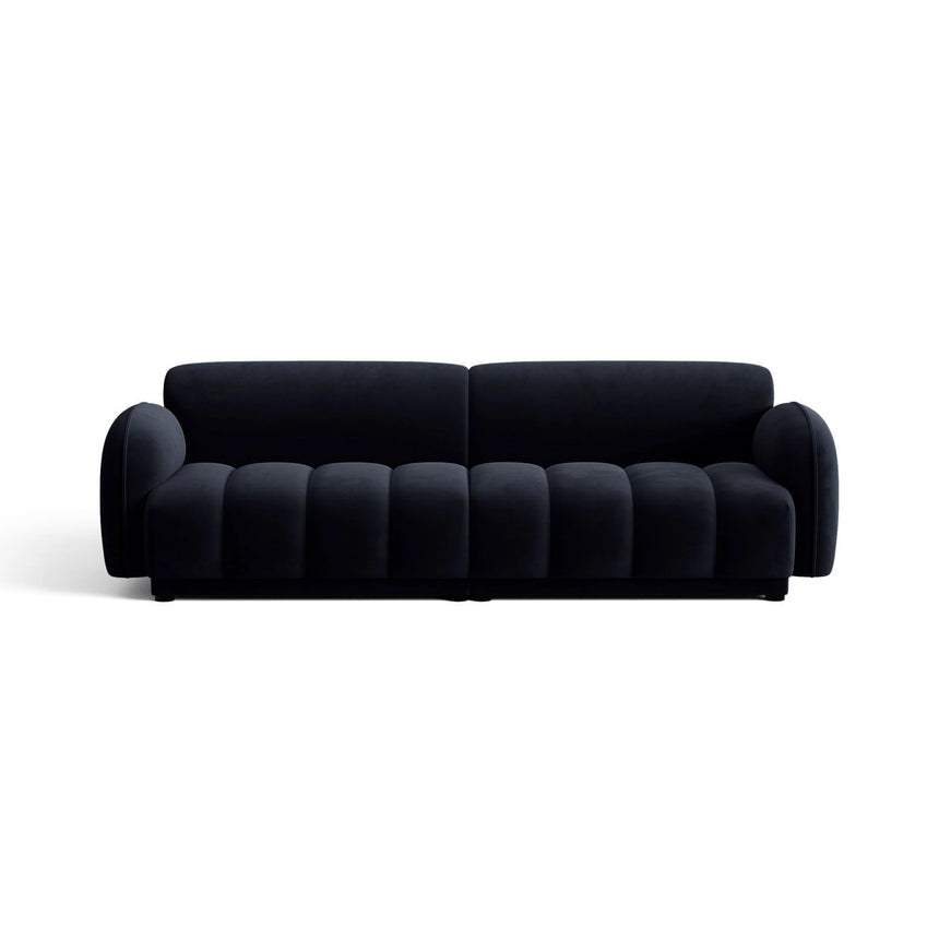 Treviso 4-Sitzer Sofa aus Samt in Königsblau (Casino Deep Blue), 244x88 cm von Ferrani Interiors – Bild 1