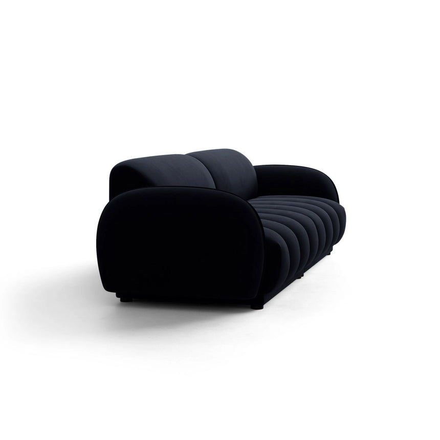 Treviso 4-Sitzer Sofa aus Samt in Königsblau (Casino Deep Blue), 244x88 cm von Ferrani Interiors – Bild 4