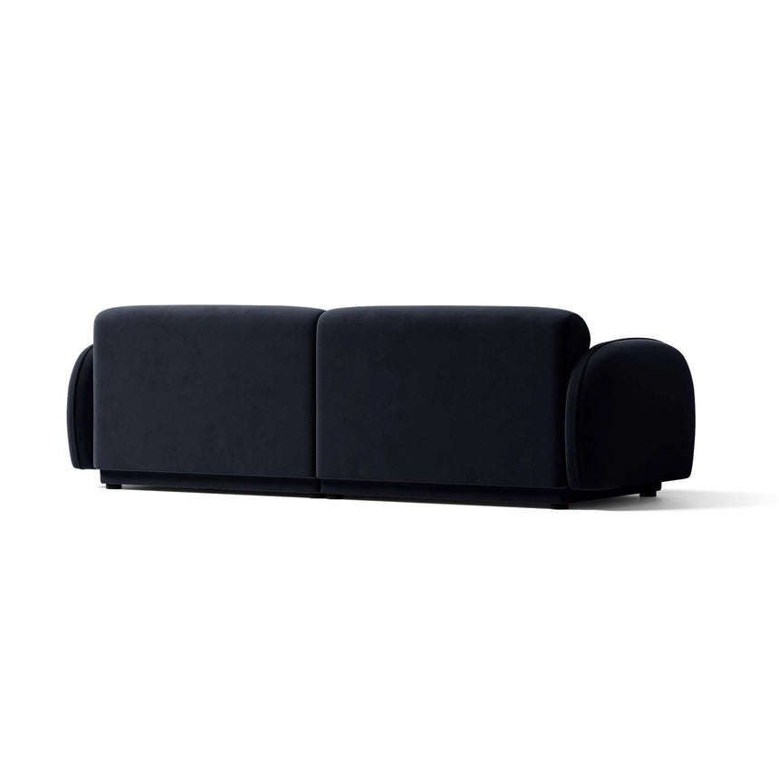 Treviso 4-Sitzer Sofa aus Samt in Königsblau (Casino Deep Blue), 244x88 cm von Ferrani Interiors – Bild 5