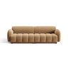 Treviso 4-Sitzer Sofa aus Samt in Mandelbeige (Casino Lion), 244x88 cm von Ferrani Interiors – Bild 1