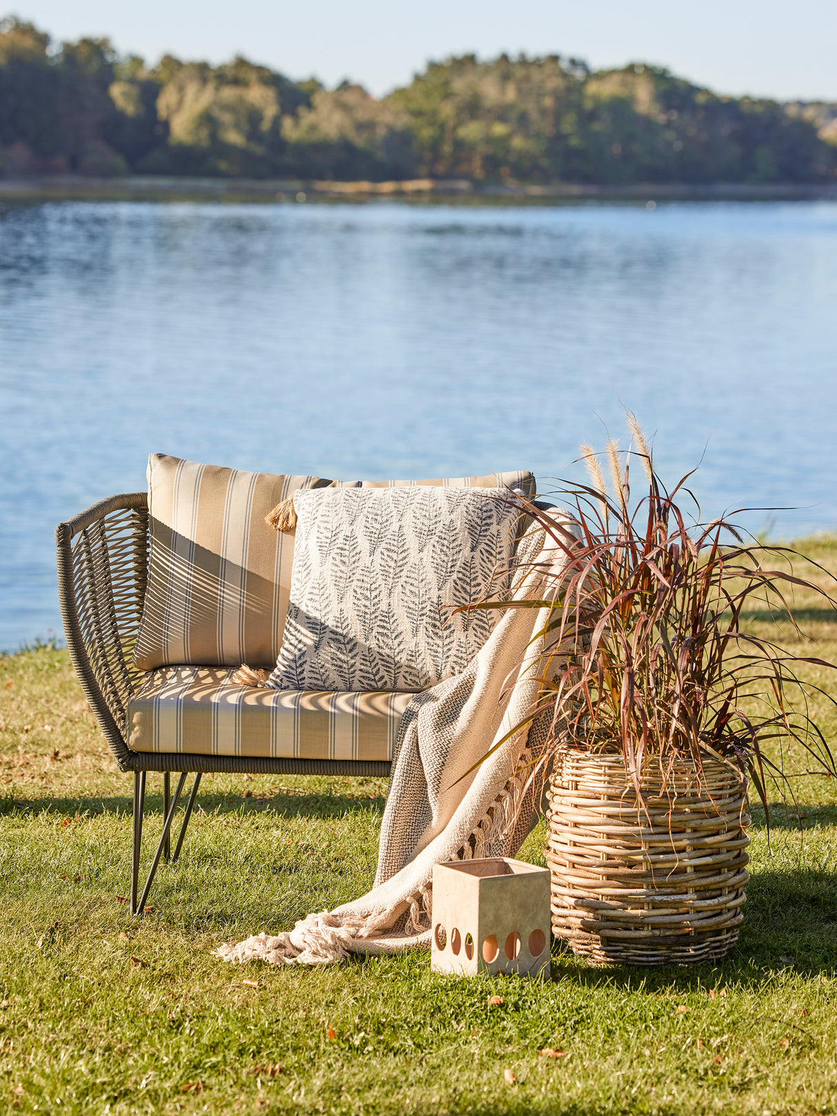 Mundo Loungesessel, Grün, Metall - ZEN ZONE Furniture