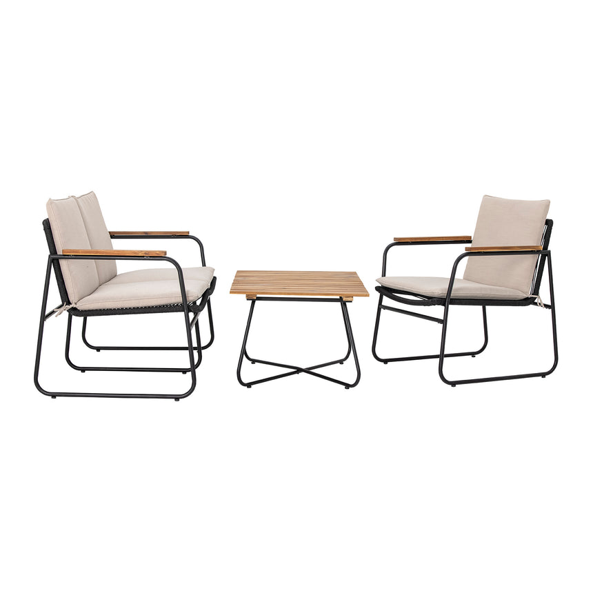 Hampton Sofa, Schwarz, Metall - ZEN ZONE Furniture