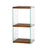 2-Fächer Regal Aqua aus gehärtetem Glas und Massivholz, 40×35×80 cm von Hanah Home – Bild 5