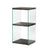 2-Fächer Regal Aqua aus gehärtetem Glas und Massivholz in Anthrazit, 40×35×80 cm von Hanah Home – Bild 6