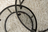 2er-Set Couchtisch Aurum aus gehärtetem Glas und Metall in Schwarz und Grau 60Ø von Hanah Home – Bild 5