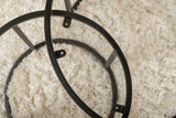 2er-Set Couchtisch Aurum aus gehärtetem Glas und Metall in Schwarz und Transparent 60Ø von Hanah Home – Bild 5