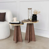 2er-Set Couchtisch Mushroom aus melaminbeschichteten Holz von Hanah Home – Bild 3