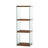 3-Fächer Regal Aqua aus gehärtetem Glas und Massivholz, 40×35×120 cm von Hanah Home – Bild 6