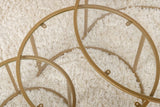 3er-Set Couchtisch Aurum aus gehärtetem Glas und Metall 80Ø von Hanah Home – Bild 5