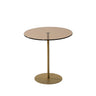 Beistelltisch Chill-Out aus gehärtetem Glas und Metall, 50×50×50 cm von Hanah Home – Bild 4