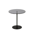 Beistelltisch Chill-Out aus gehärtetem Glas und Metall in Schwarz und Dunkelgrau, 50×50×50 cm von Hanah Home – Bild 3
