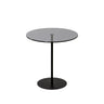 Beistelltisch Chill-Out aus gehärtetem Glas und Metall in Schwarz und Dunkelgrau, 50×50×50 cm von Hanah Home – Bild 3