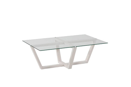 Couchtisch Amalfi aus massiver Kiefer und gehärtetem Glas, 105×65×35 cm von Hanah Home – Bild 5