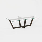 Couchtisch Amalfi aus massiver Kiefer und gehärtetem Glas in Anthrazit, 105×65×35 cm von Hanah Home – Bild 5