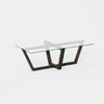Couchtisch Amalfi aus massiver Kiefer und gehärtetem Glas in Anthrazit, 105×65×35 cm von Hanah Home – Bild 5