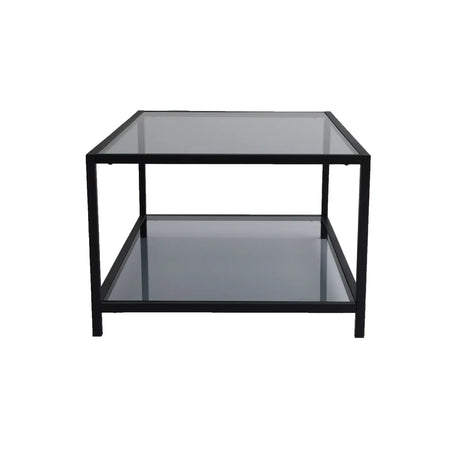 Couchtisch Astro aus gehärtetem Glas und Metall, 90×60×40 cm von Hanah Home – Bild 7