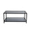 Couchtisch Astro aus gehärtetem Glas und Metall, 90×60×40 cm von Hanah Home – Bild 8