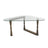 Couchtisch Cam aus gehärtetem Glas und Buche in Walnuss, 96×81×41 cm von Hanah Home – Bild 8