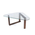 Couchtisch Cam aus gehärtetem Glas und Massivholz, 96×81×41 cm von Hanah Home – Bild 10