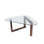 Couchtisch Cam aus gehärtetem Glas und Massivholz, 96×81×41 cm von Hanah Home – Bild 10