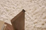Couchtisch Clara aus gehärtetem Glas und Holz in Walnuss und Transparent 75Ø von Hanah Home – Bild 4