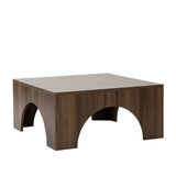 Couchtisch Collesium aus melaminbeschichteten Holz, 80×80×37 cm von Hanah Home – Bild 5