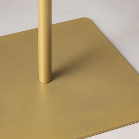 Couchtisch Elegante 2 aus gehärtetem Glas und melaminbeschichteten Holz in Gold und Transparent, 40×40×45 cm von Hanah Home – Bild 6