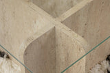 Couchtisch Flavio aus melaminbeschichteten Holz und gehärtetem Glas, 105×65×30 cm von Hanah Home – Bild 4