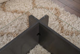 Couchtisch Flavio aus melaminbeschichteten Holz und gehärtetem Glas in Anthrazit, 105×65×30 cm von Hanah Home – Bild 5