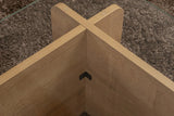 Couchtisch Flavio aus melaminbeschichteten Holz und gehärtetem Glas in Eiche, 105×65×30 cm von Hanah Home – Bild 5
